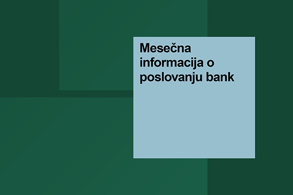 Mesečna informacija o poslovanju bank, november 2022