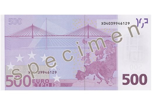 Bankovec za 500 evrov