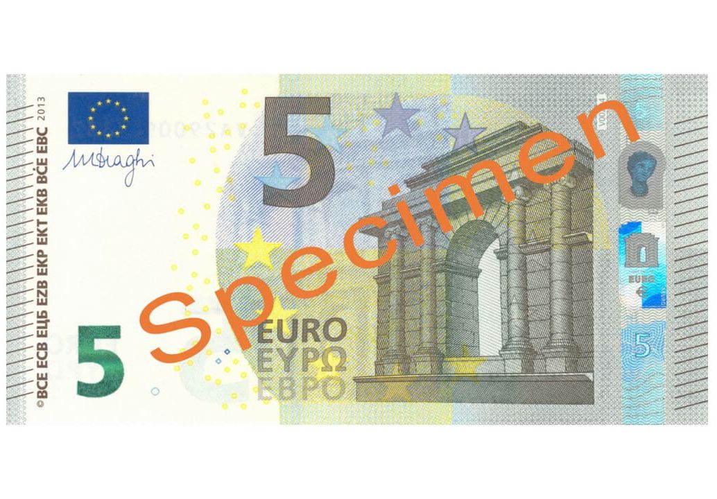 Bankovec za 5 evrov