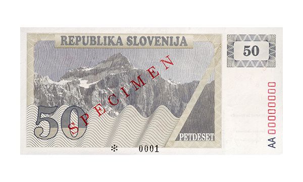 Vrednostni bon za 50 tolarjev