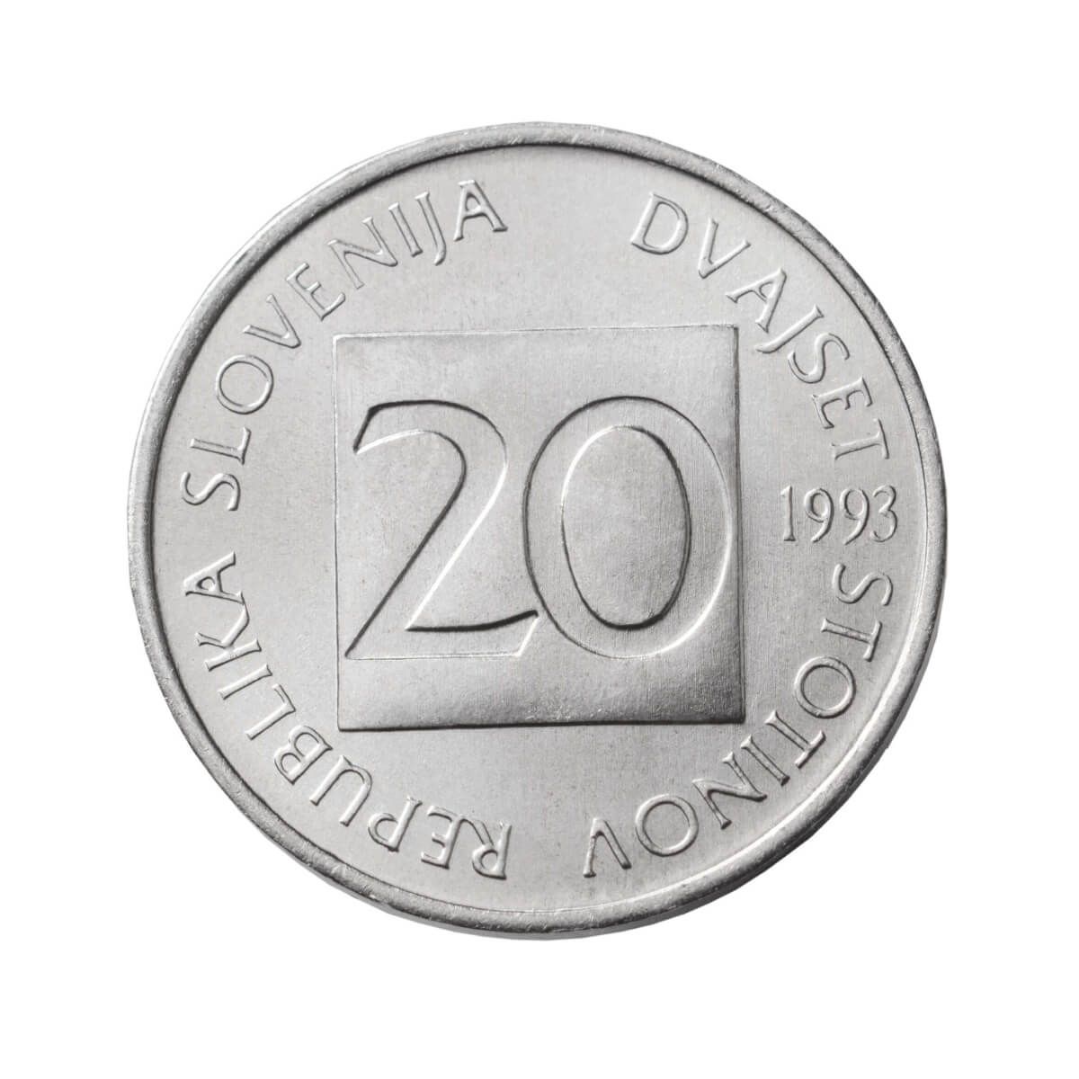 Kovanec za 20 stotinov