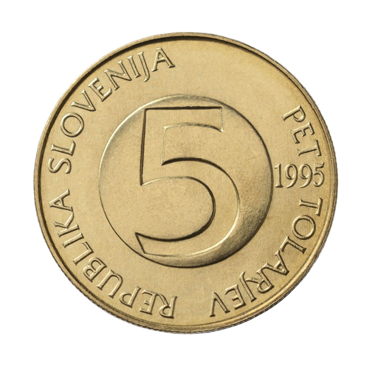 Kovanec za 5 tolarjev