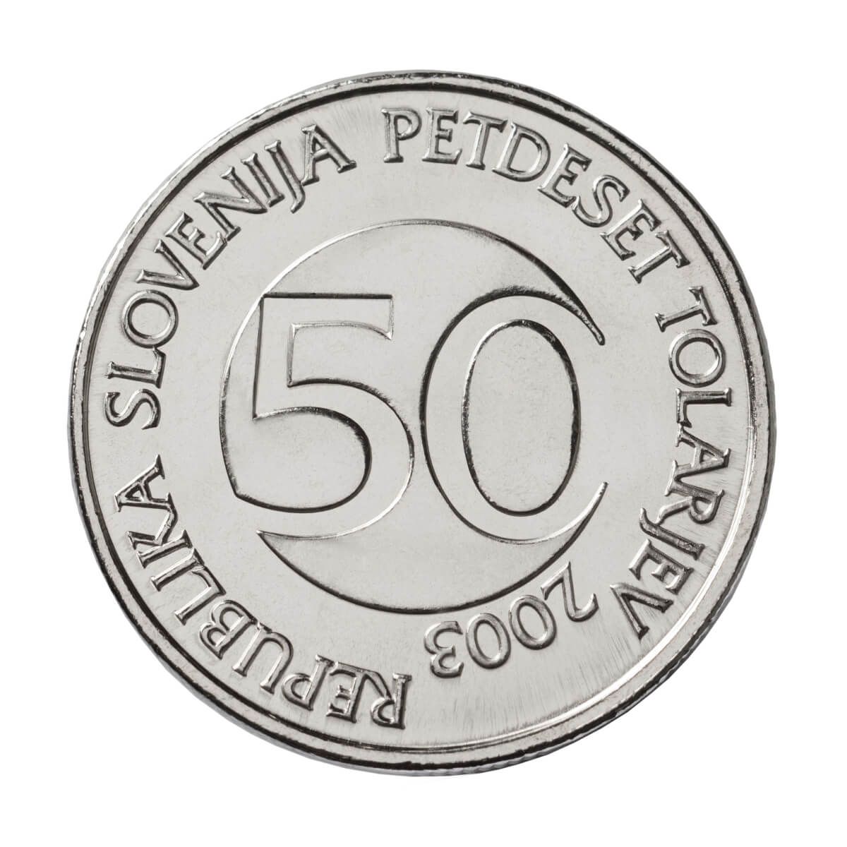 Kovanec za 50 tolarjev