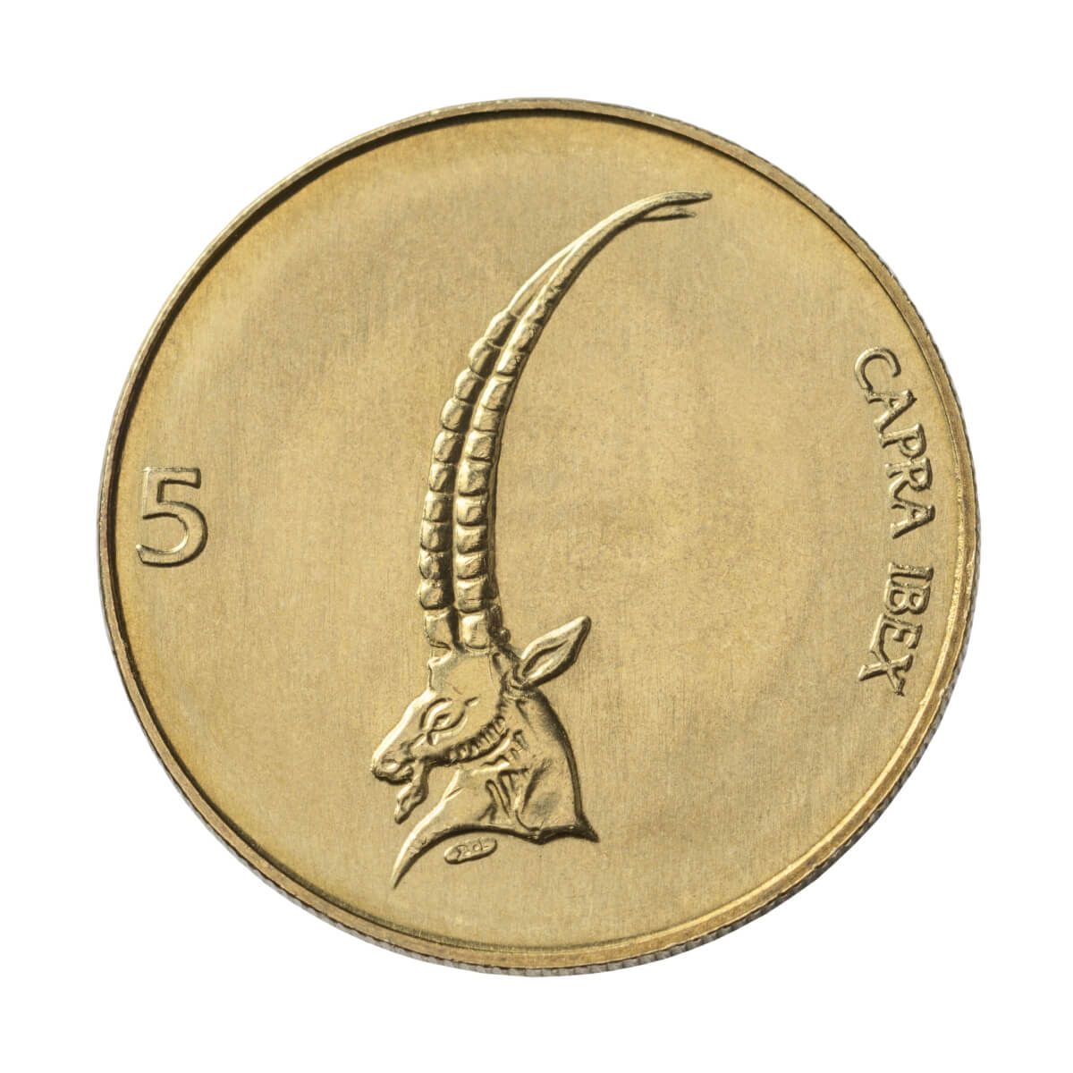 Kovanec za 5 tolarjev