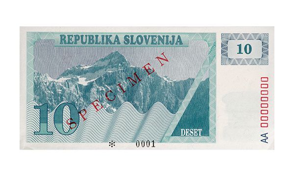 Vrednostni bon za 10 tolarjev
