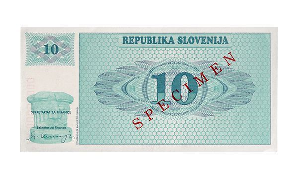 Vrednostni bon za 10 tolarjev