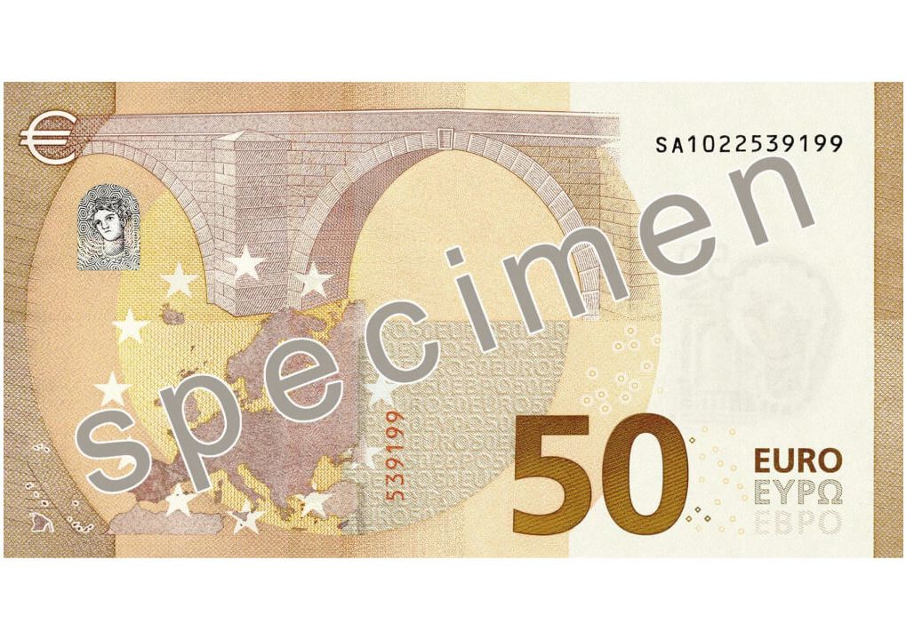 Bankovec za 50 evrov