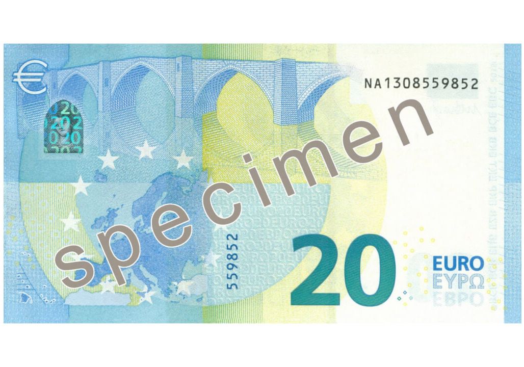 Bankovec za 20 evrov