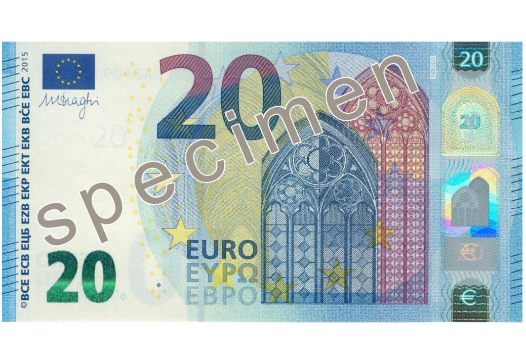 Bankovec za 20 evrov