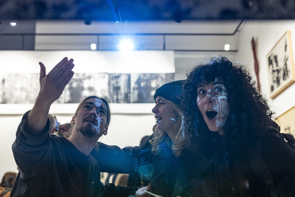 Umetniško obdelana fotografija očesa