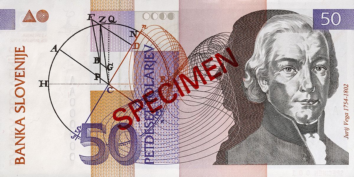 Bankovec za 50 tolarjev