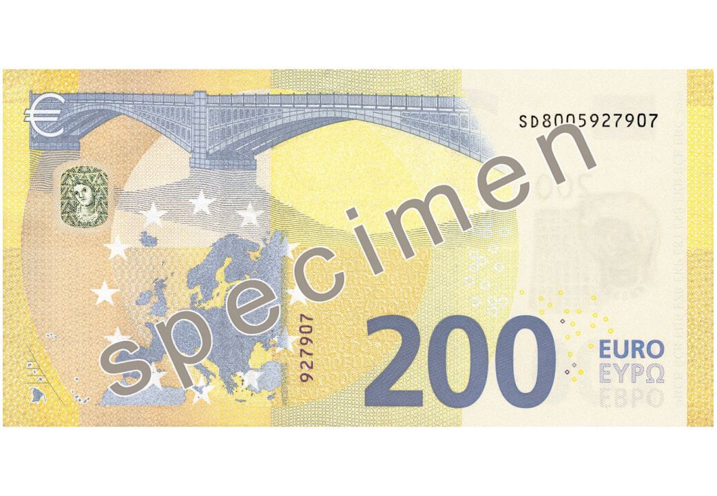 Bankovec za 200 evrov