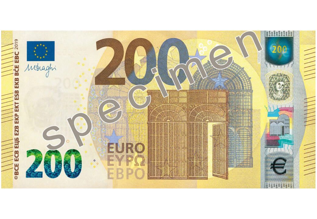 Bankovec za 200 evrov