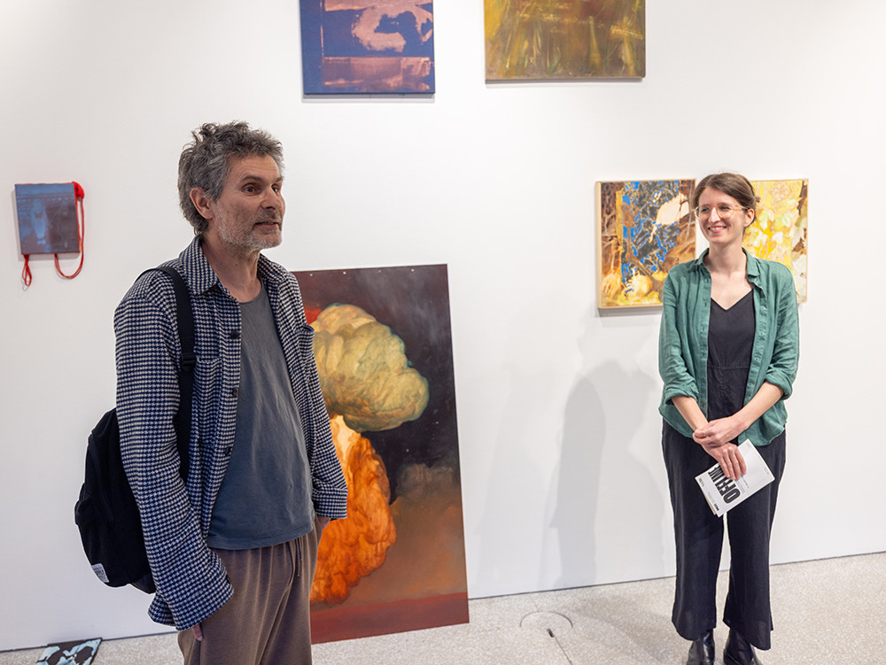 The mentor’s speech at the opening of the Offline exhibition