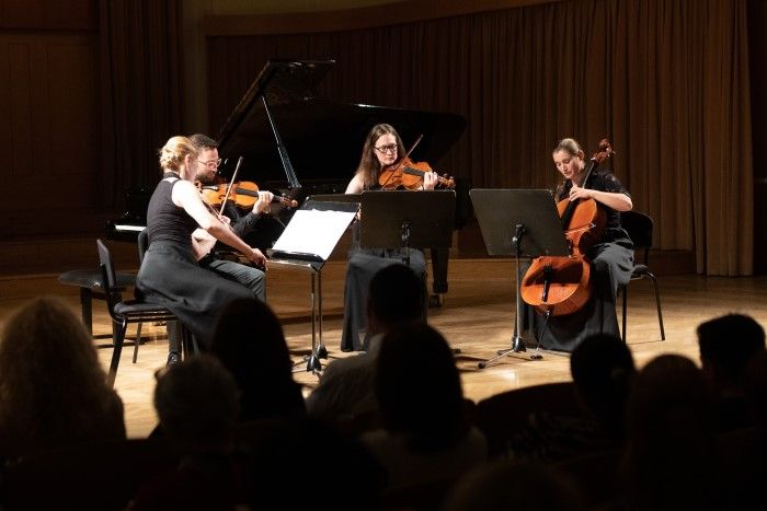 Performers on stage