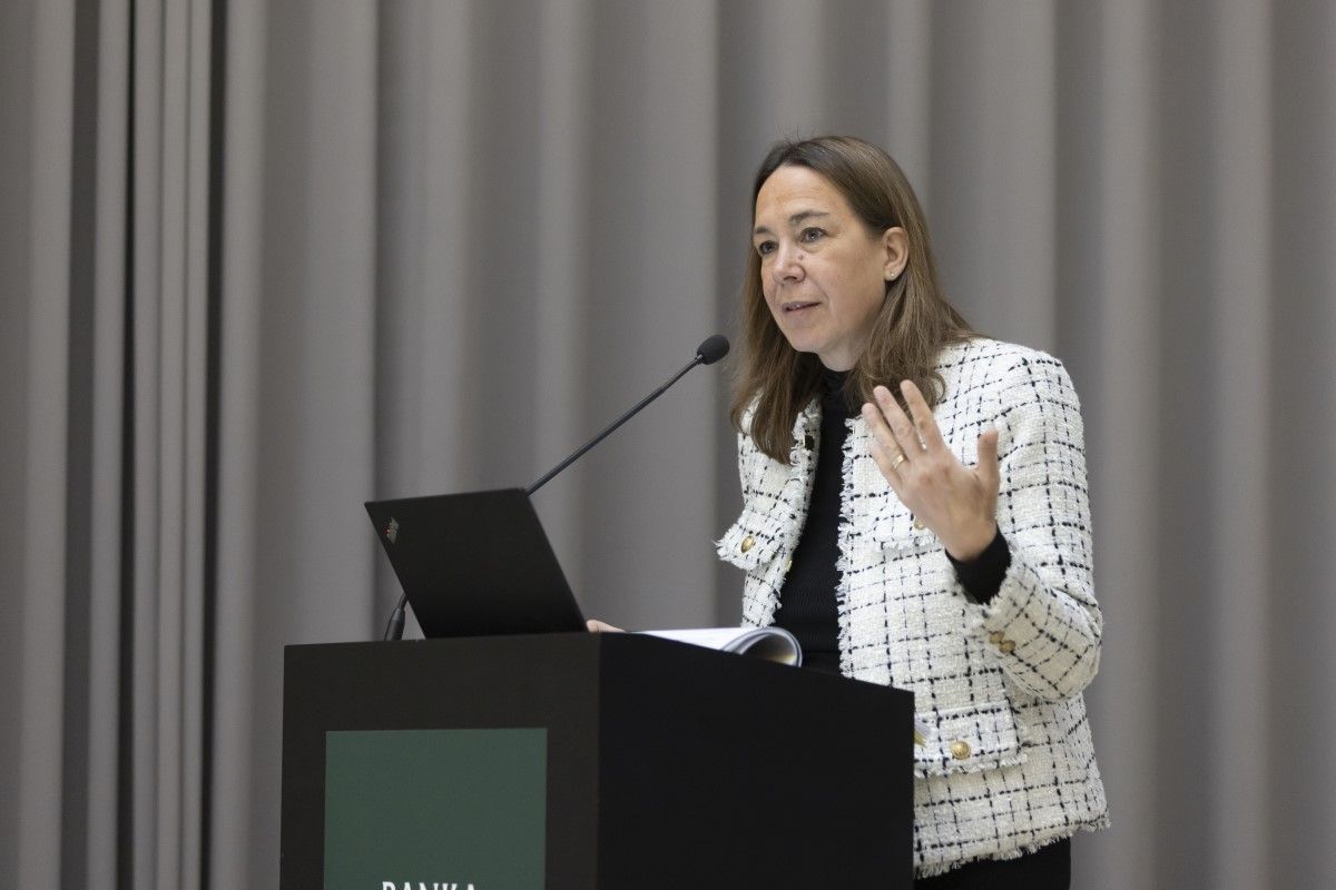 Deborah Revoltella from EIB is speaking on international conference EIB