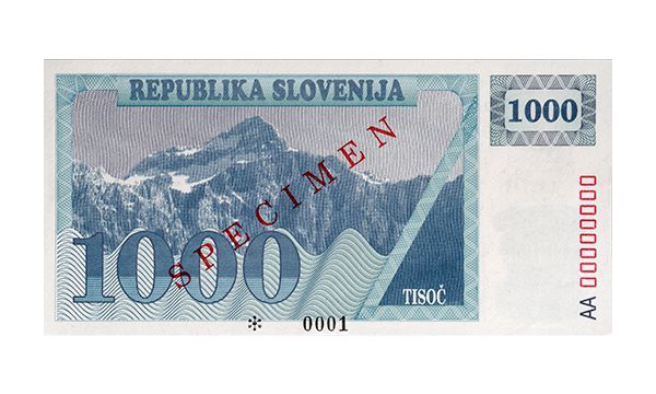Vrednostni bon za 1000 tolarjev