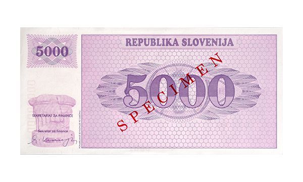 Vrednostni bon za 5000 tolarjev
