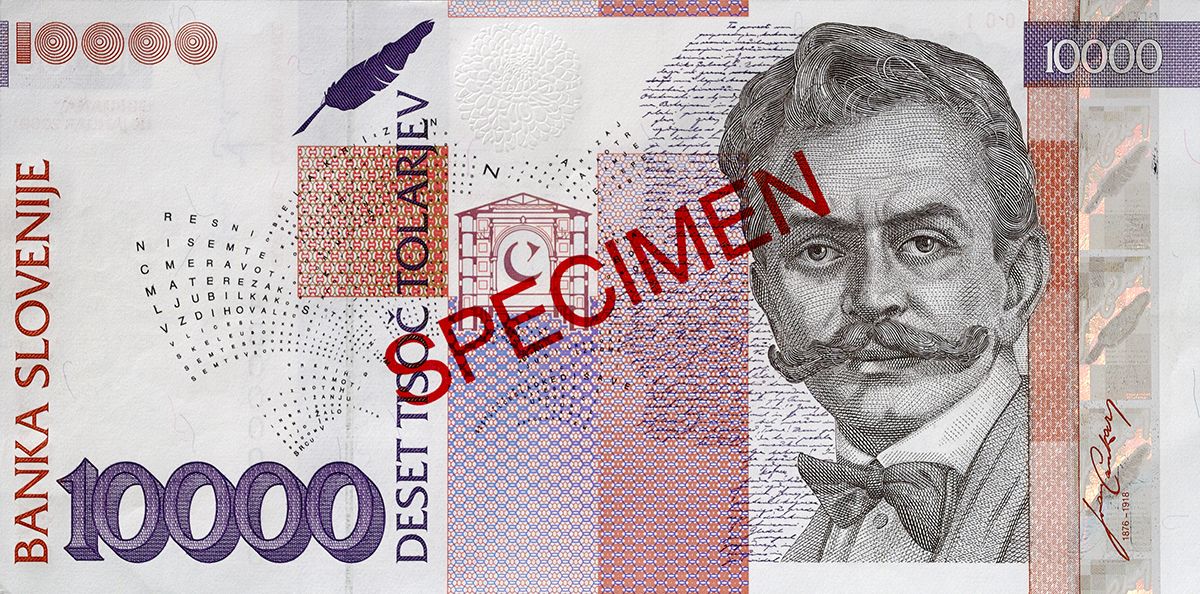 Bankovec za 10000 tolarjev
