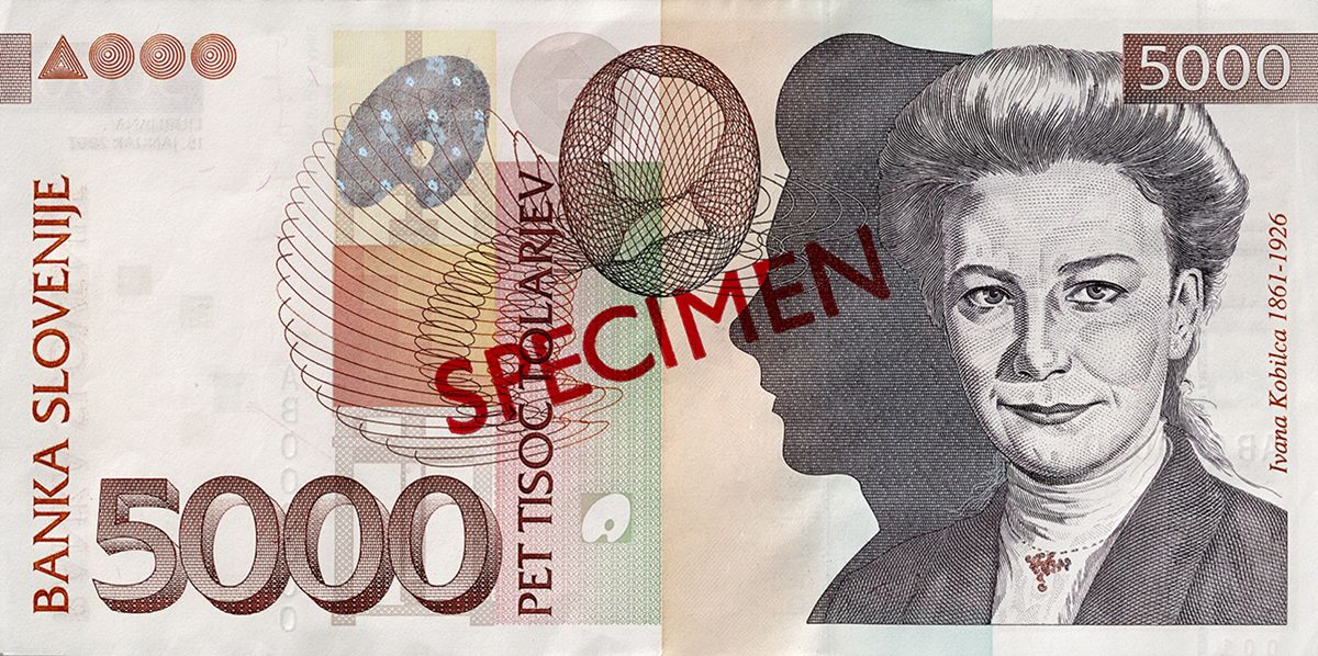 Bankovec za 5000 tolarjev