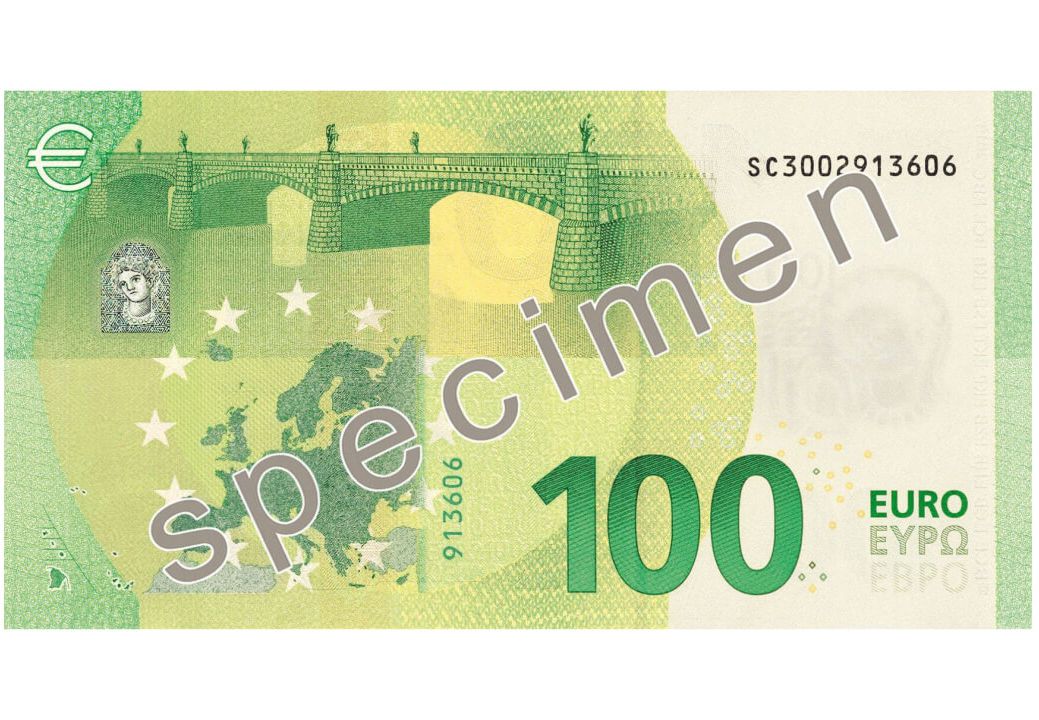 Bankovec za 100 evrov