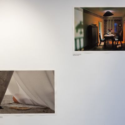 Exhibits on display in the gallery