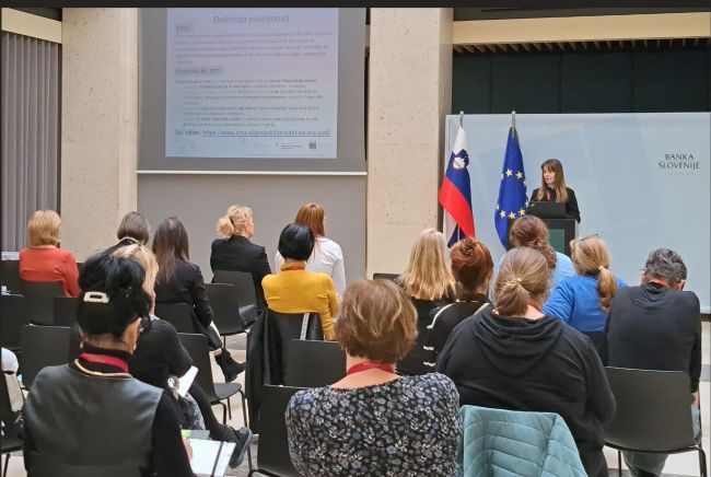 Predavanje v alvi Banke Slovenije