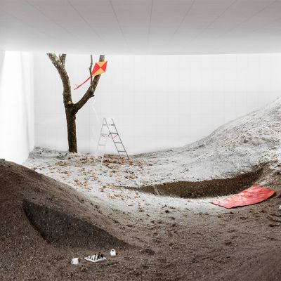 Exhibits on display in the gallery