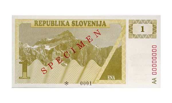 Vrednostni bon za 1 tolar