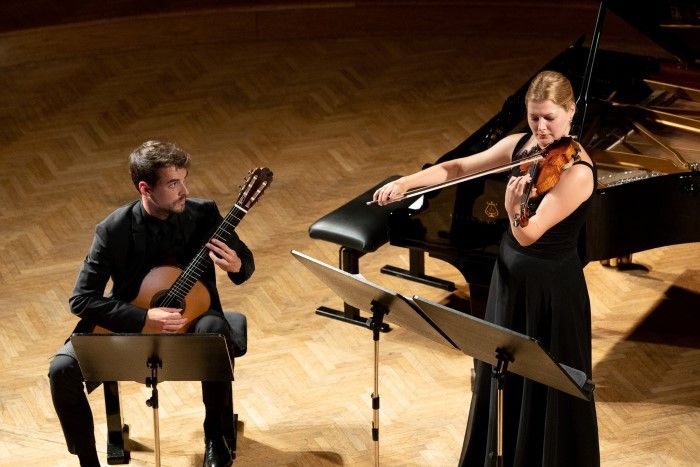 Performers on stage