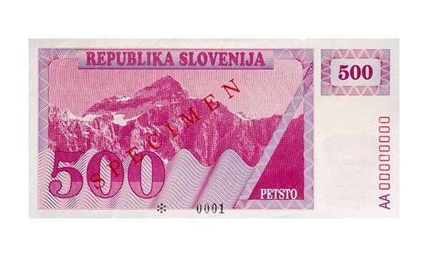 Vrednostni bon za 500 tolarjev