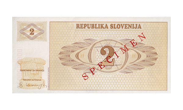 Vrednostni bon za 2 tolarja